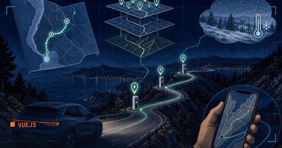 EV Finder : planifier ses recharges sur un trajet, sans backend