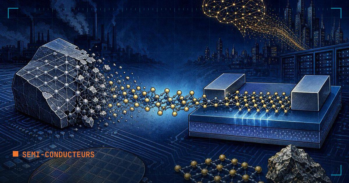 Après le silicium : pourquoi le disulfure de molybdène pourrait prendre sa place