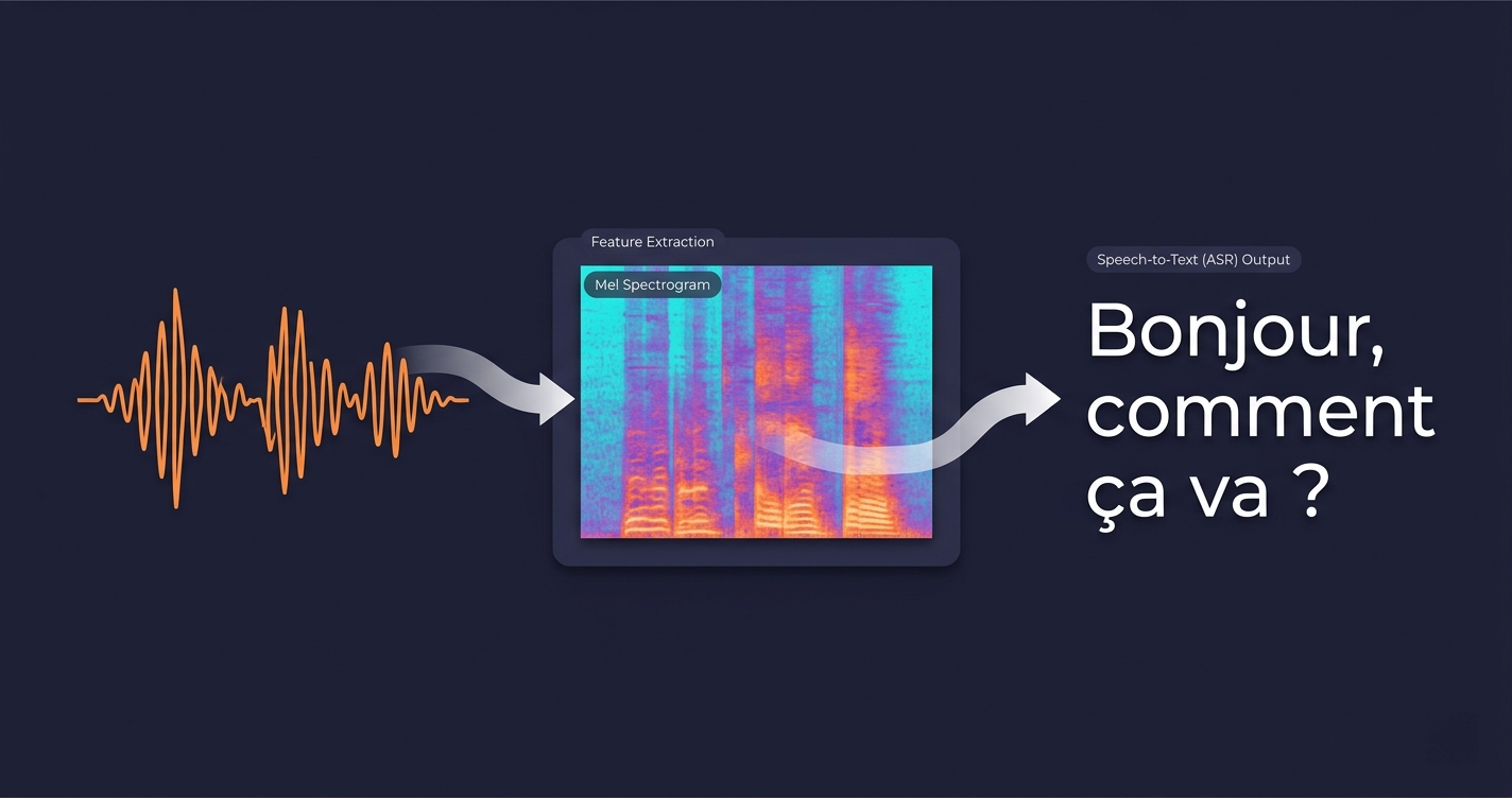 Comment fonctionne un STT : de l'onde sonore au texte